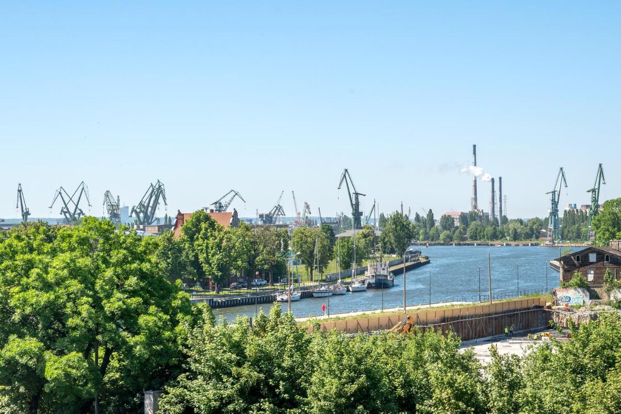 Nadmotlawie Riverside - Sauna, Gym & Parking By Downtown Apartments Gdańsk Buitenkant foto