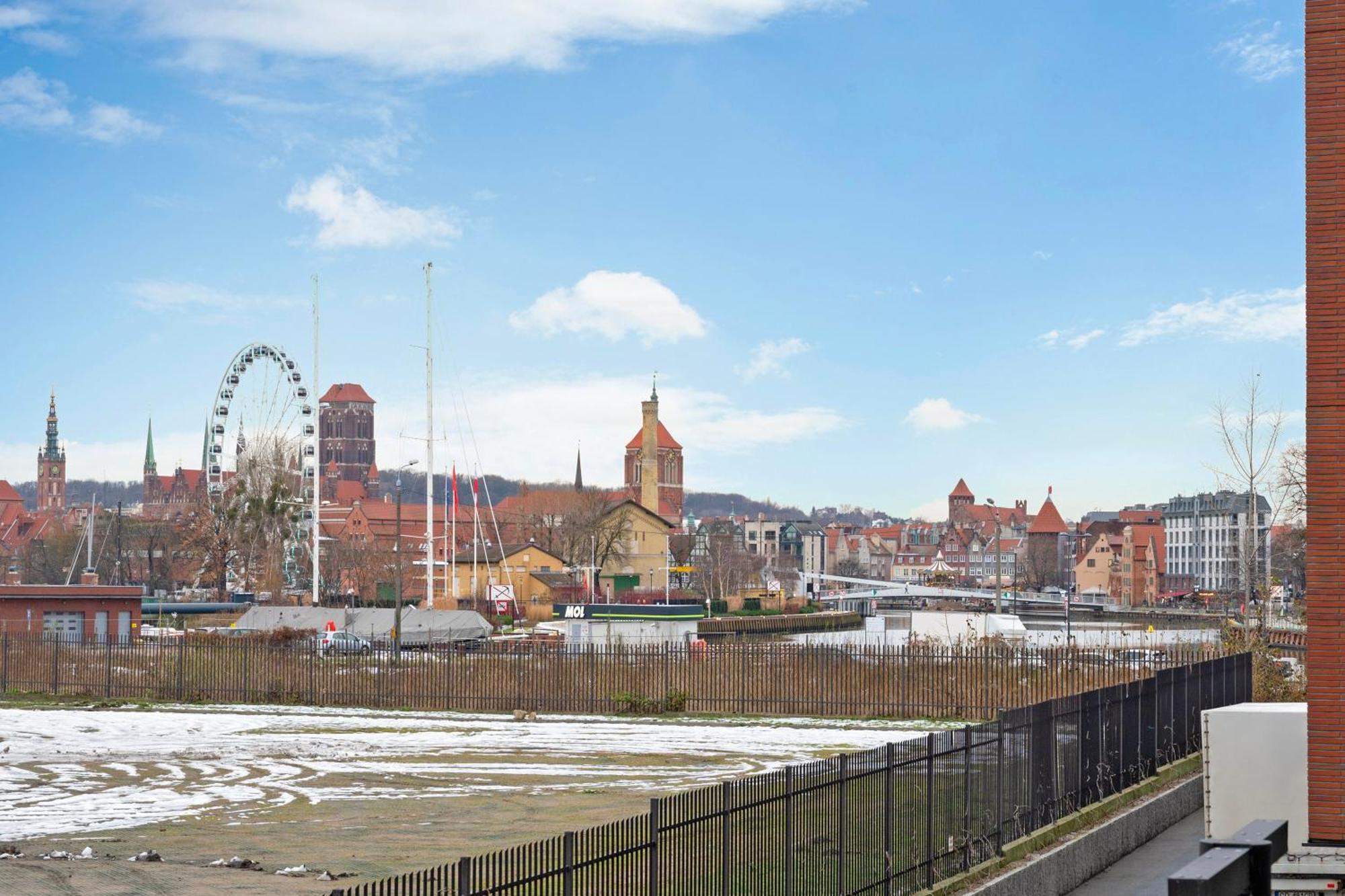 Nadmotlawie Riverside - Sauna, Gym & Parking By Downtown Apartments Gdańsk Buitenkant foto