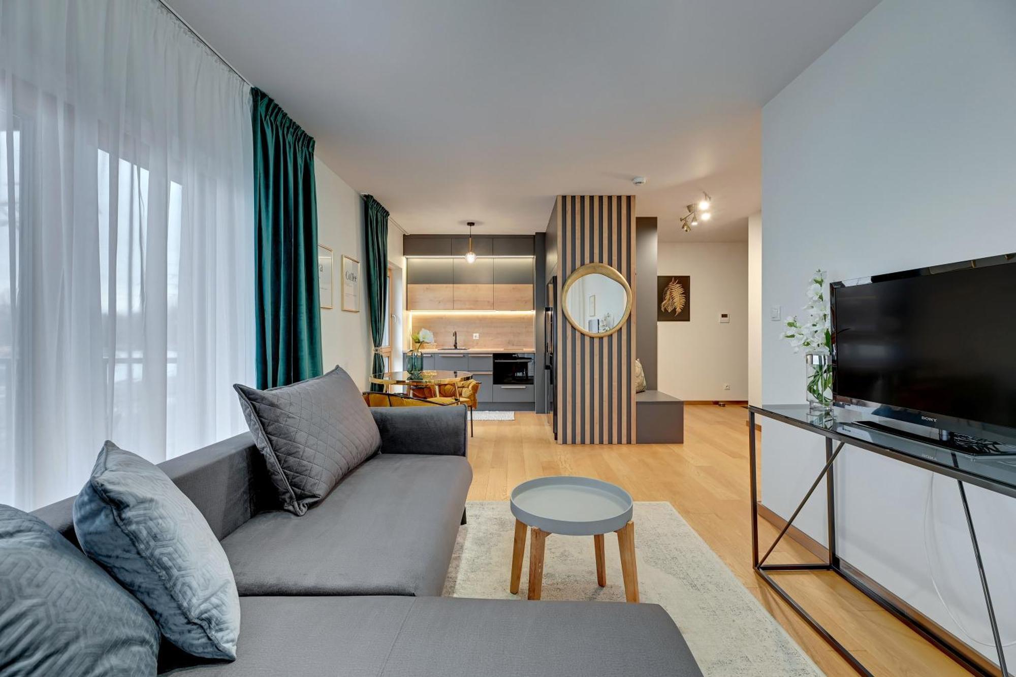 Nadmotlawie Riverside - Sauna, Gym & Parking By Downtown Apartments Gdańsk Buitenkant foto
