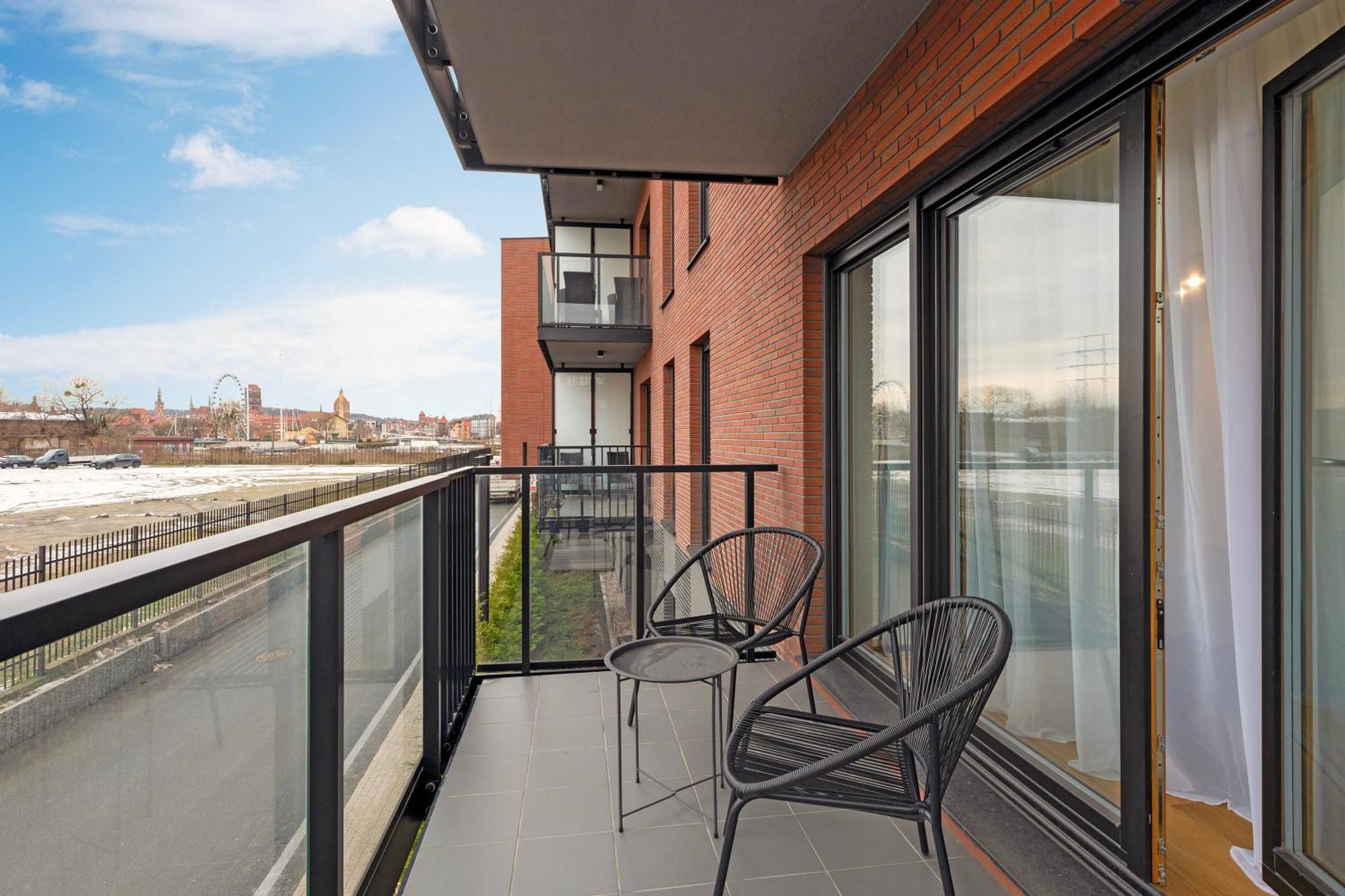 Nadmotlawie Riverside - Sauna, Gym & Parking By Downtown Apartments Gdańsk Kamer foto